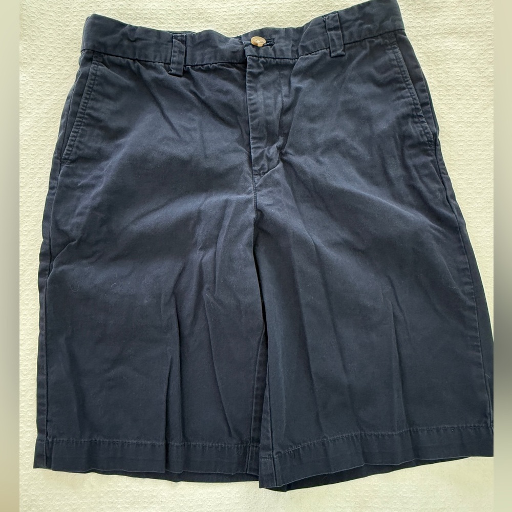 Boys, vineyard, vines, breaker Classic Navy blue Cotton Shorts size 14 GUC